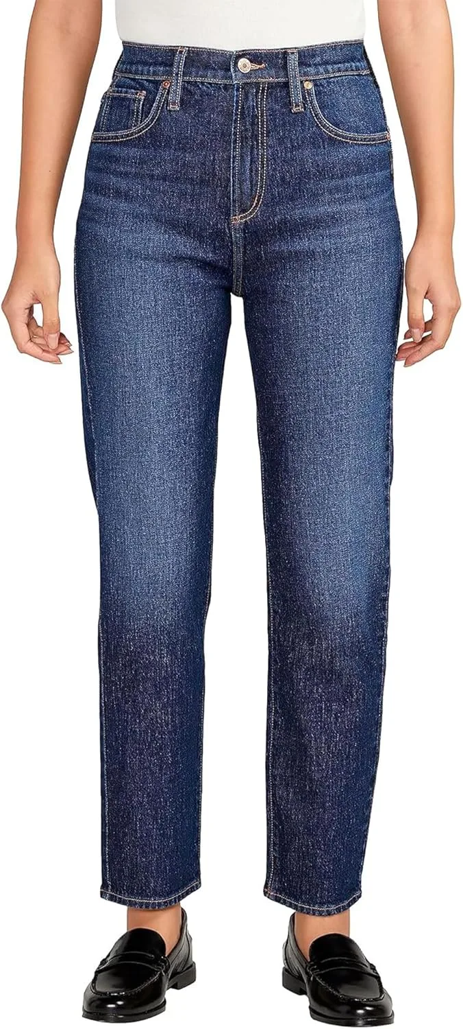 Silver Jeans Co. Женские джинсы с высокой посадкой и прямыми штанинами
Silver Jeans Co. Женские джинсы с высокой посадкой и прямыми штанинами