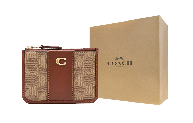 COACH Миниатюрная кожаная сумка для документов, кардхолдер Mini Women's Brown
COACH Миниатюрная кожаная сумка для документов, кардхолдер Mini Women's Brown