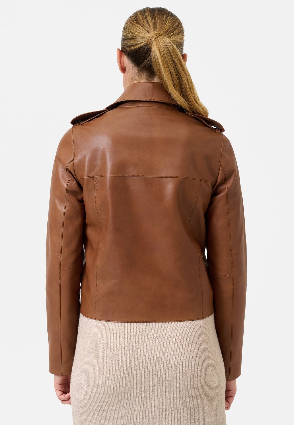 Кожаная куртка JUANA Ricano, цвет Cognac 
Кожаная куртка JUANA Ricano, цвет Cognac