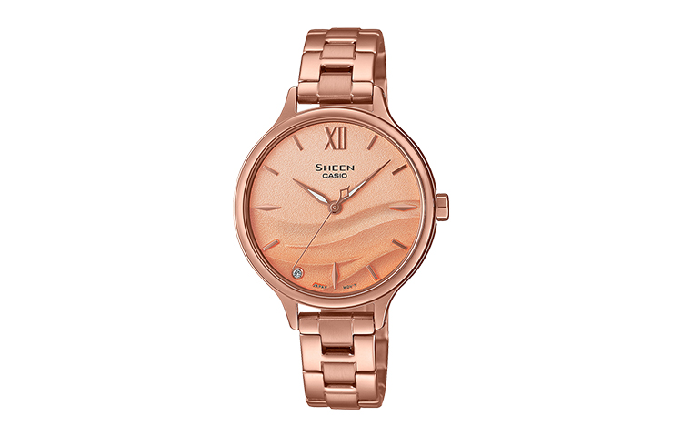CASIO Часы Women's SHEEN Gold Watch, Gradient Pink Watch Dial
CASIO Часы Women's SHEEN Gold Watch, Gradient Pink Watch Dial