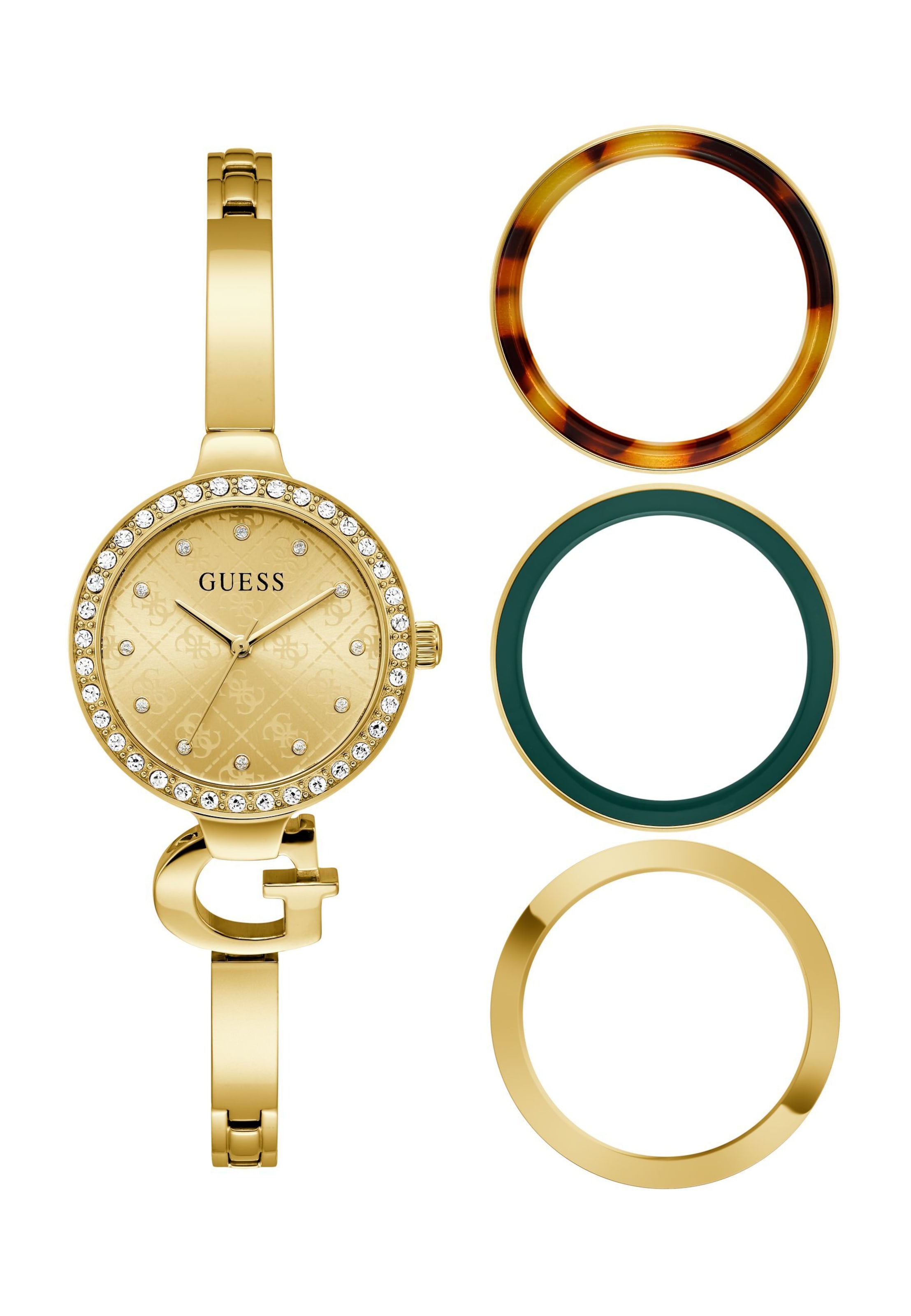 GUESS Золотые аналоговые часы 'GISELLE'
GUESS Золотые аналоговые часы 'GISELLE'