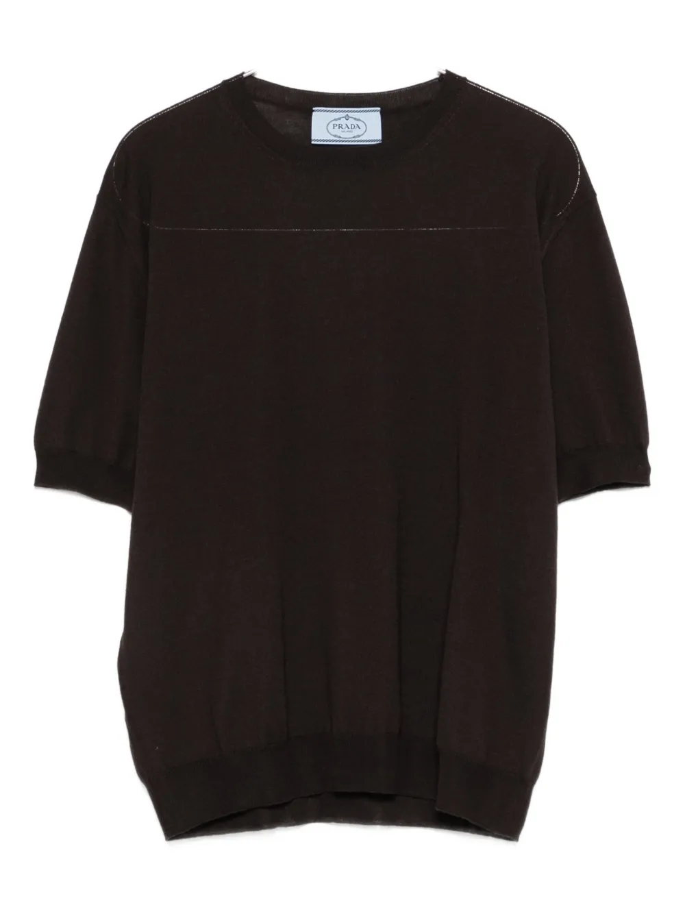 Футболка с короткими рукавами Prada, коричневый
Футболка с короткими рукавами Prada, коричневый