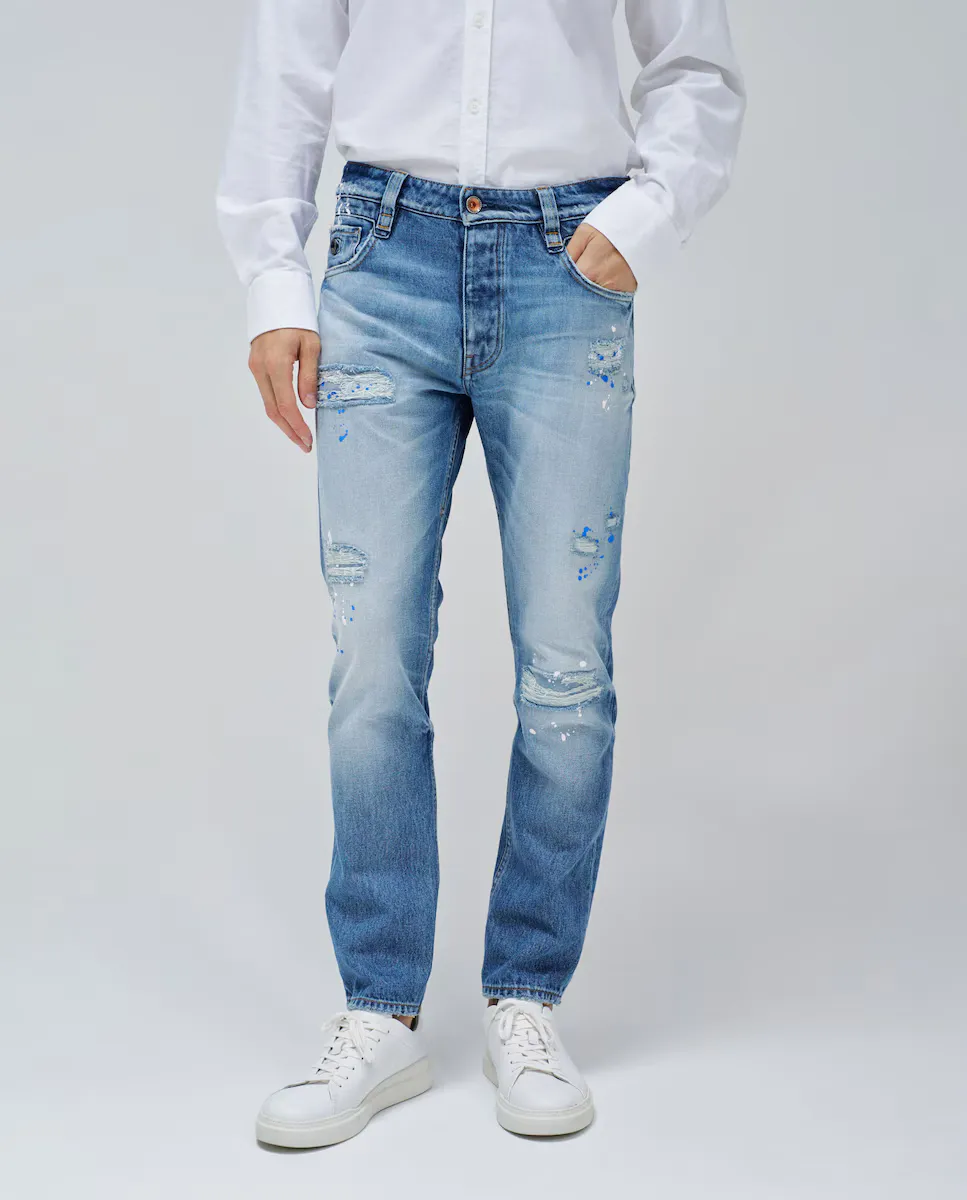 Ковбойские джинсы для мужчин Regular Fit Craft Series Salsa Jeans, синий
Ковбойские джинсы для мужчин Regular Fit Craft Series Salsa Jeans, синий