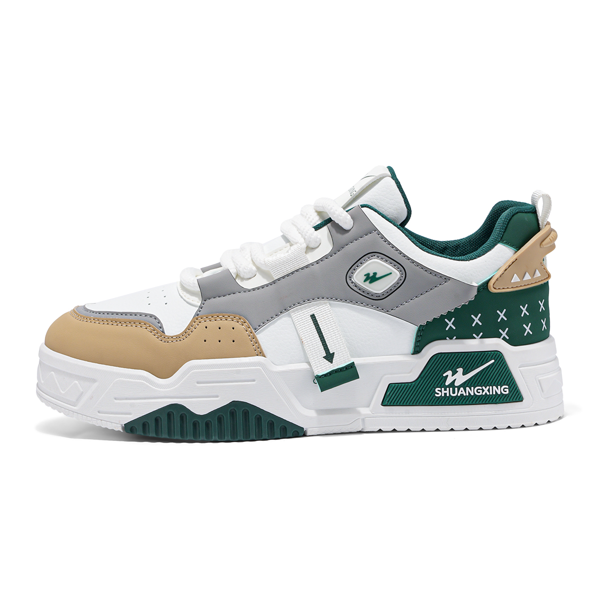 Binary Низкие кроссовки для скейтбординга, мужские, белые, зеленые
Binary Низкие кроссовки для скейтбординга, мужские, белые, зеленые