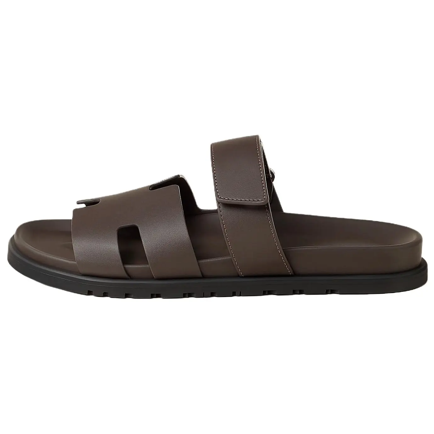 HERMES Тапочки-слайды Chypre, мужские, коричневые
HERMES Тапочки-слайды Chypre, мужские, коричневые