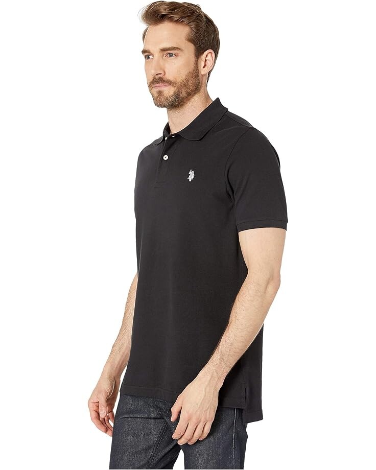 Поло U.S. POLO ASSN. Solid Cotton Pique Polo with Small Pony, черный/белый
Поло U.S. POLO ASSN. Solid Cotton Pique Polo with Small Pony, черный/белый