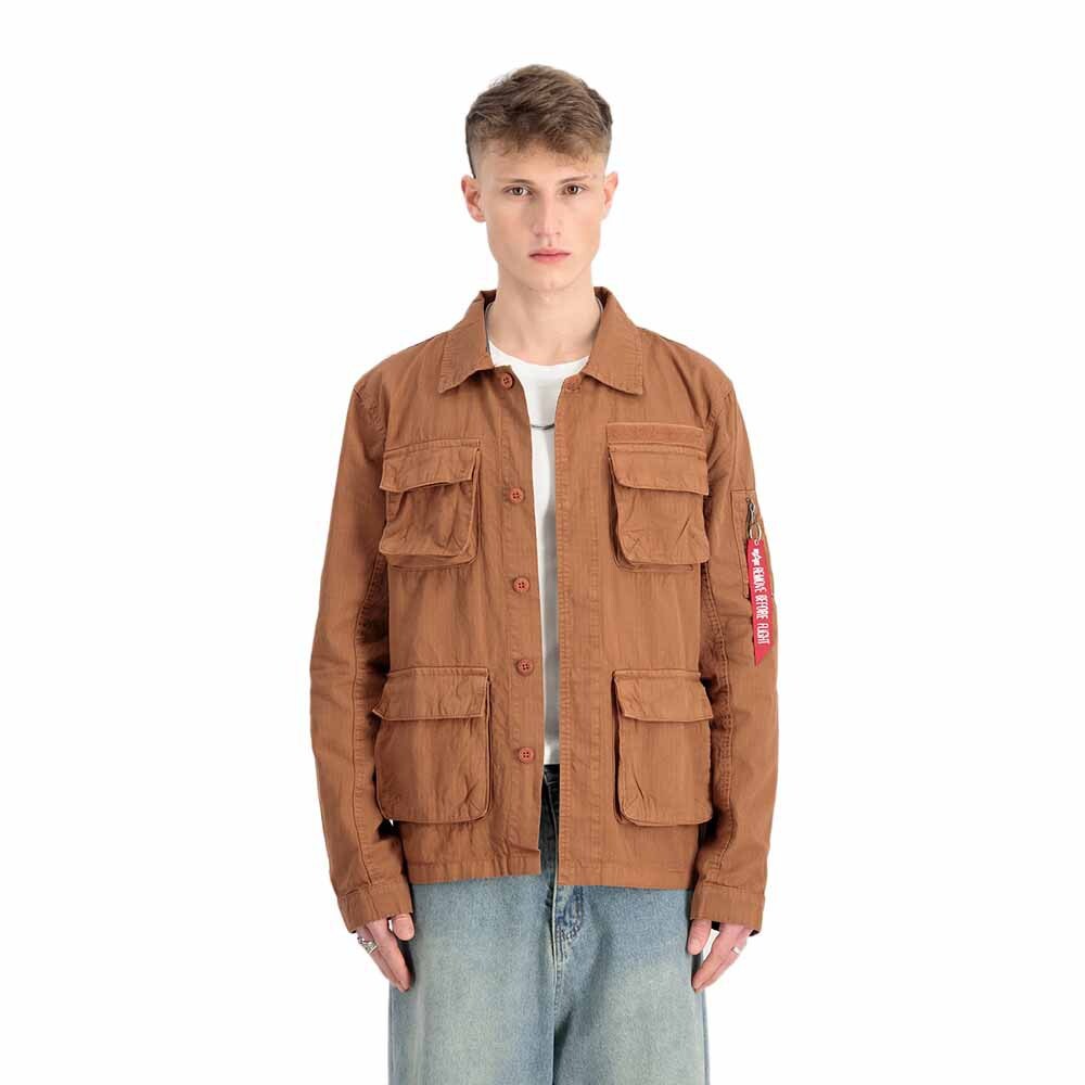 Куртка Alpha Industries Ripstop Cargo overshirt, коричневый
Куртка Alpha Industries Ripstop Cargo overshirt, коричневый