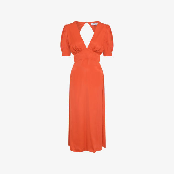 Платье миди Omnes Odette с v-образным вырезом, синий
Платье миди Omnes Odette с v-образным вырезом, синий