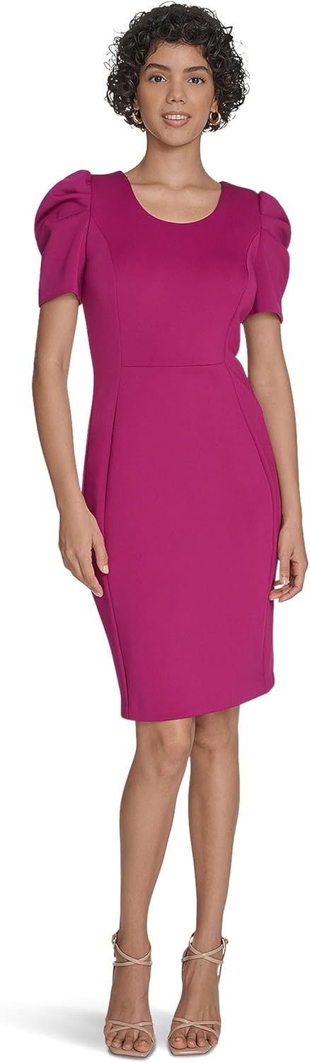 Женское облегающее платье Calvin Klein с коротким рукавом и квадратным вырезом, Boysenberry
Женское облегающее платье Calvin Klein с коротким рукавом и квадратным вырезом, Boysenberry