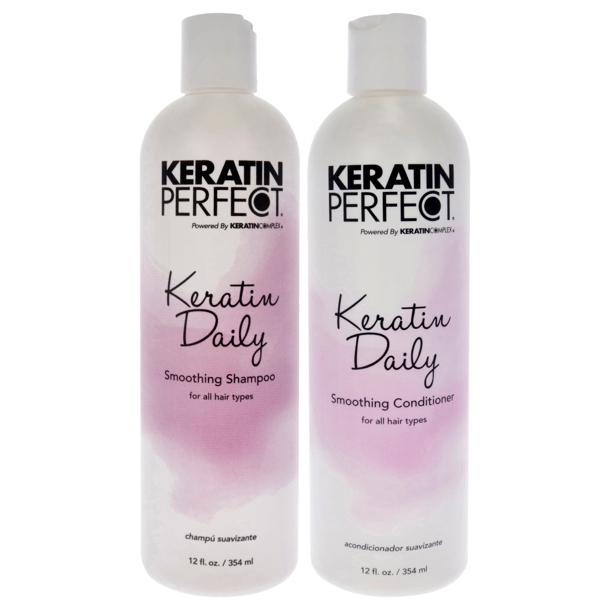 Набор Keratin Daily Kit от Keratin, идеальный для мужчин и женщин. Набор из 2 предметов: шампунь 350 мл, кондиционер 350 мл Keratin Perfect, Clear/Transparent
Набор Keratin Daily Kit от Keratin, идеальный для мужчин и женщин. Набор из 2 предметов: шампунь 350 мл, кондиционер 350 мл Keratin Perfect, Clear/Transparent