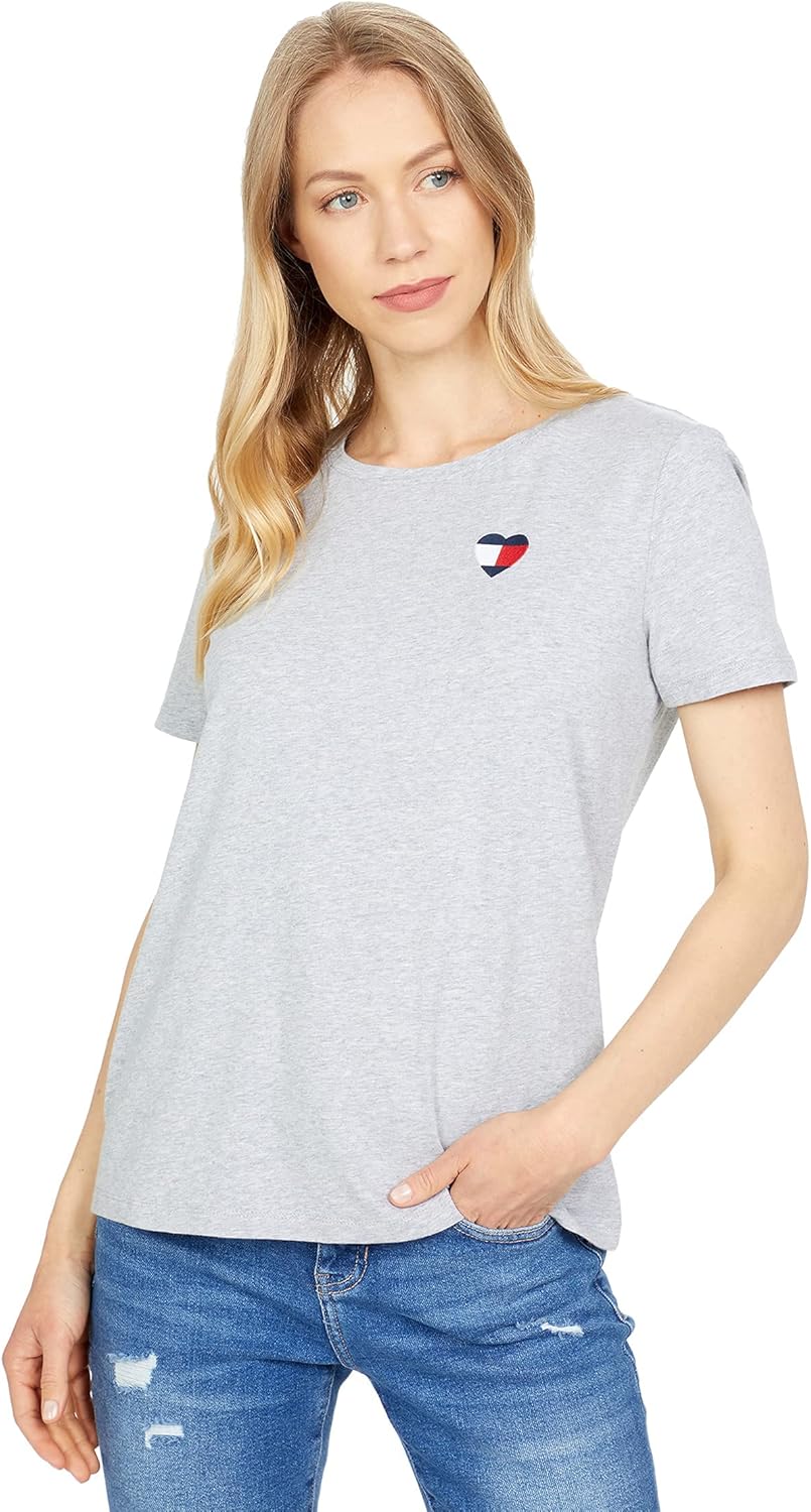 Женская футболка с круглым вырезом и логотипом Tommy Hilfiger, Stone Grey Heather Heart, Серый, Женская футболка с круглым вырезом и логотипом Tommy Hilfiger, Stone Grey Heather Heart
Женская футболка с круглым вырезом и логотипом Tommy Hilfiger, Stone Grey Heather Heart, Серый, Женская футболка с круглым вырезом и логотипом Tommy Hilfiger, Stone Grey Heather Heart