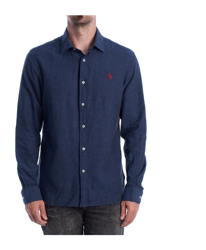 Классическая американская льняная рубашка U.S. Polo Assn., синий
Классическая американская льняная рубашка U.S. Polo Assn., синий