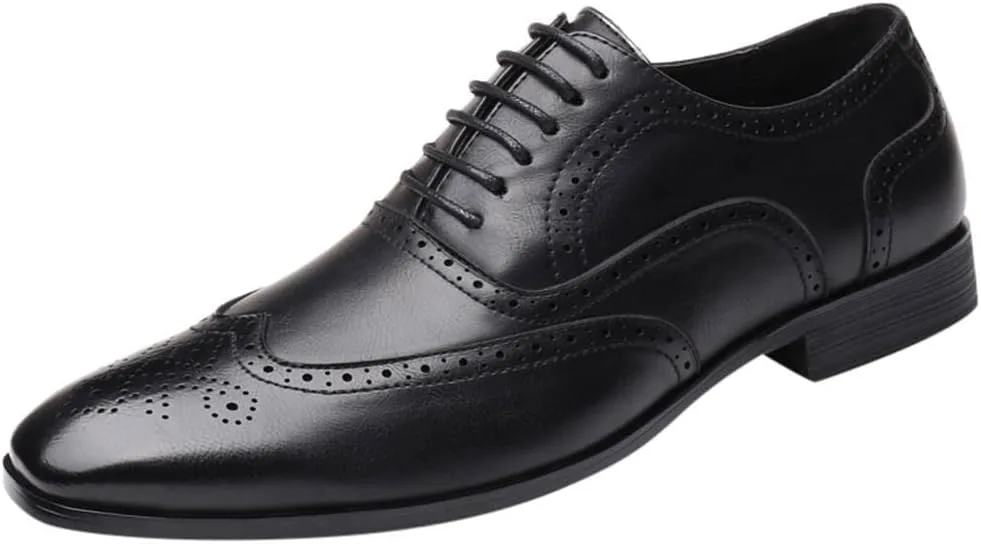 Мужские деловые туфли HINDOLA, классические черные лакированные модные свадебные туфли к костюму, кожаные современные формальные оксфорды на шнуровке для мужчин, черный
Мужские деловые туфли HINDOLA, классические черные лакированные модные свадебные туфли к костюму, кожаные современные формальные оксфорды на шнуровке для мужчин, черный