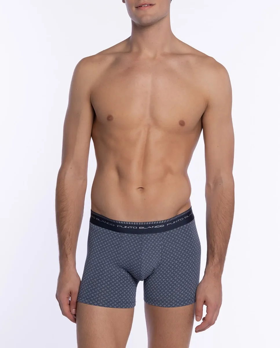 Набор из 2 мужских боксеров из трикотажа Punto Blanco, голубой
Набор из 2 мужских боксеров из трикотажа Punto Blanco, голубой