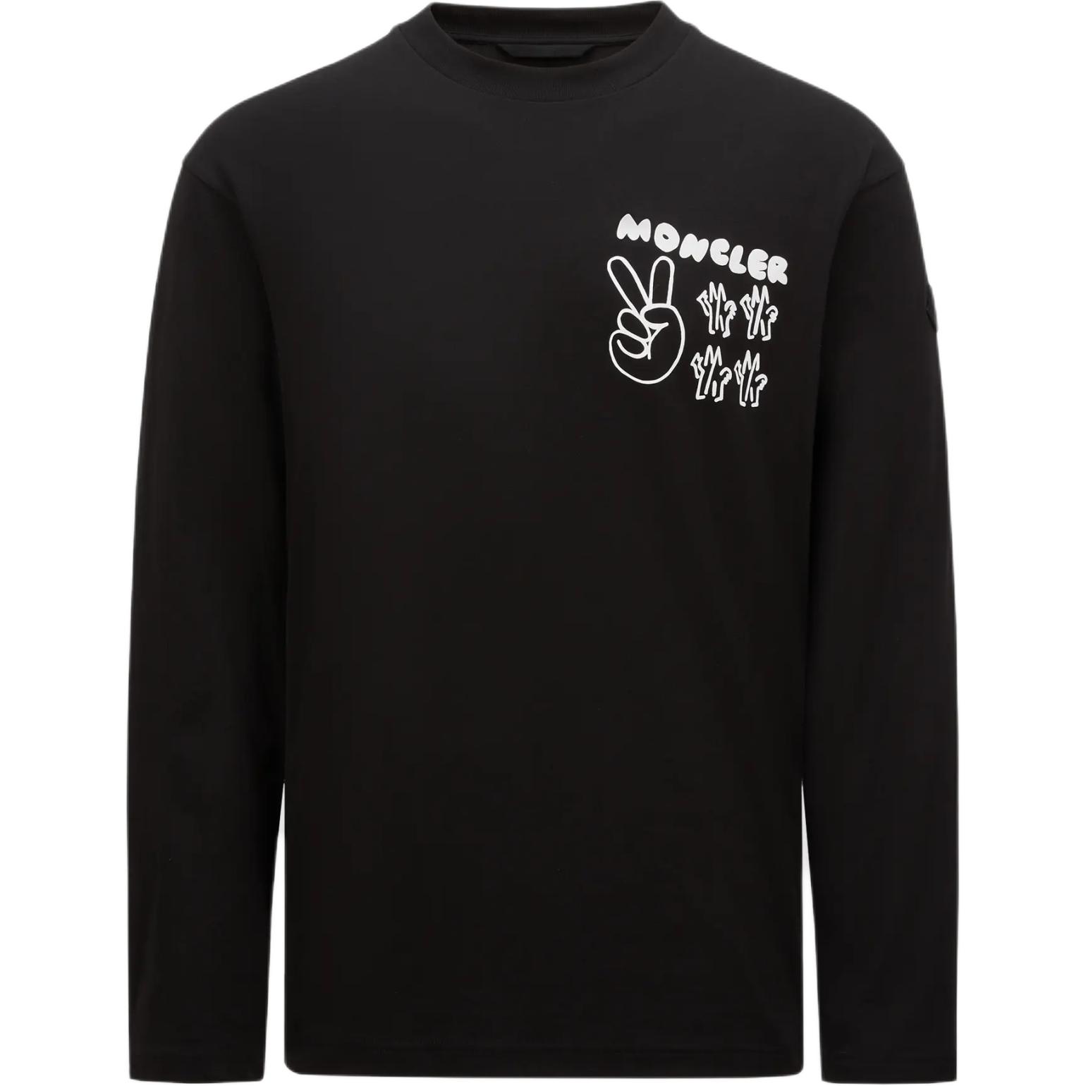 Свитшот Moncler с принтом логотипа, черный
Свитшот Moncler с принтом логотипа, черный