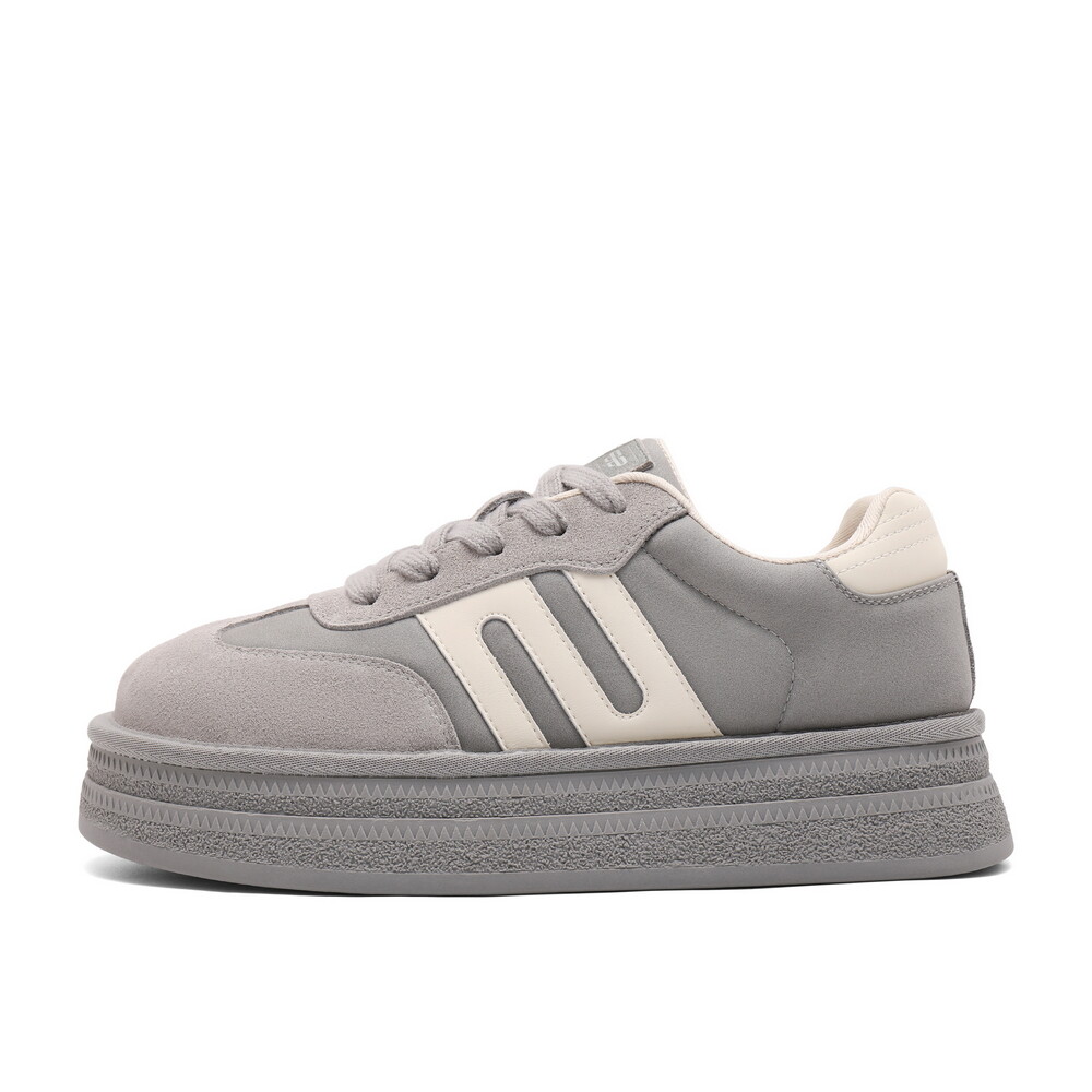 Кеды, скейтборд обувь женская низкая Belle, серый 
Кеды, скейтборд обувь женская низкая Belle, серый