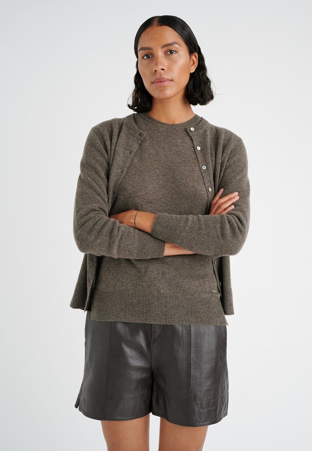 Кардиган InWear LUKKAIW, цвет Brown Melange, Серый, Кардиган InWear LUKKAIW, цвет Brown Melange
Кардиган InWear LUKKAIW, цвет Brown Melange, Серый, Кардиган InWear LUKKAIW, цвет Brown Melange