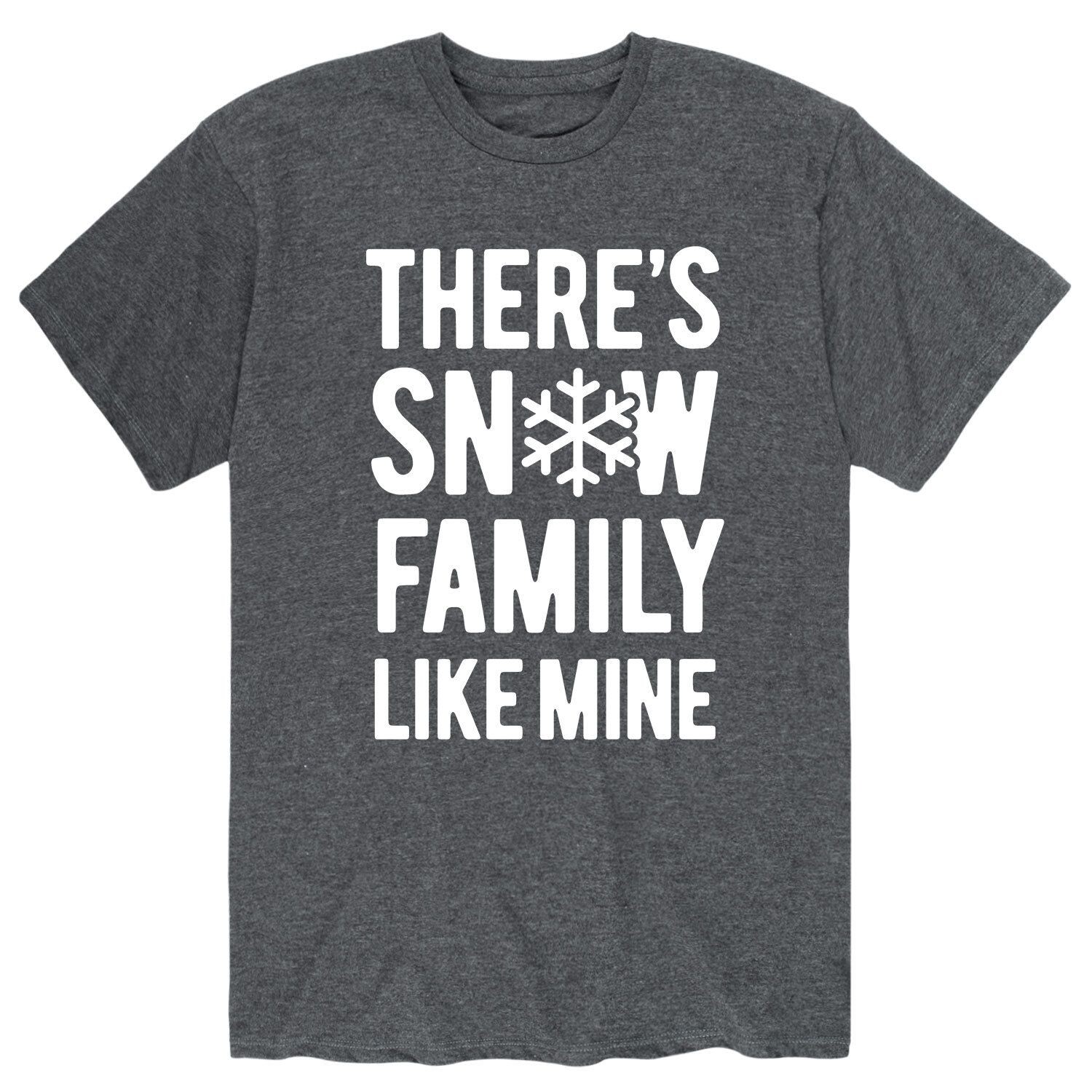 Мужская футболка There's Snow Family Like Mine Licensed Character
Мужская футболка There's Snow Family Like Mine Licensed Character