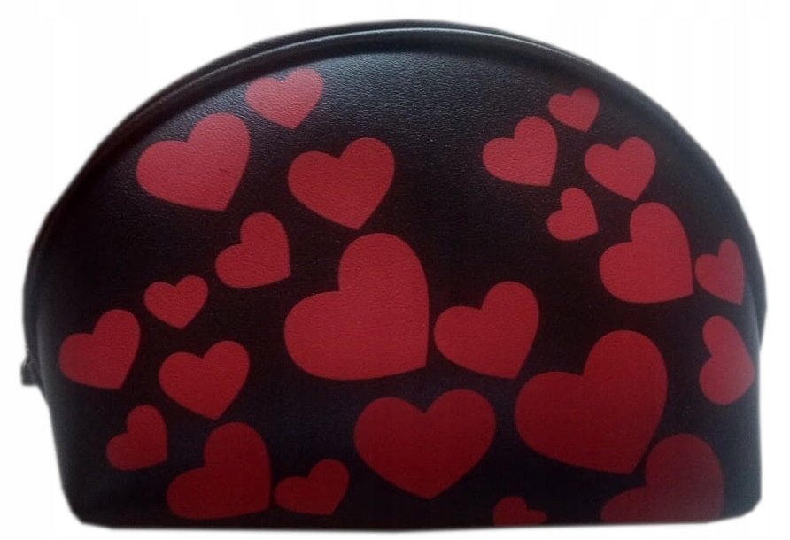 Вместительная косметичка женская Black Hearts Inna marka
Вместительная косметичка женская Black Hearts Inna marka