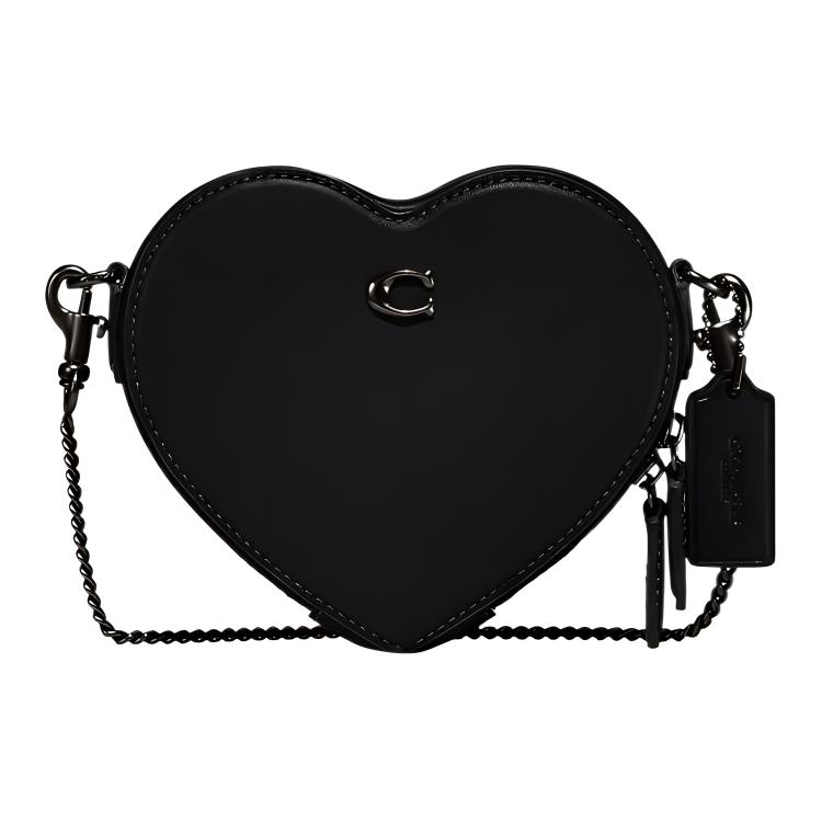COACH Кожаная мини-сумка через плечо, черная
COACH Кожаная мини-сумка через плечо, черная