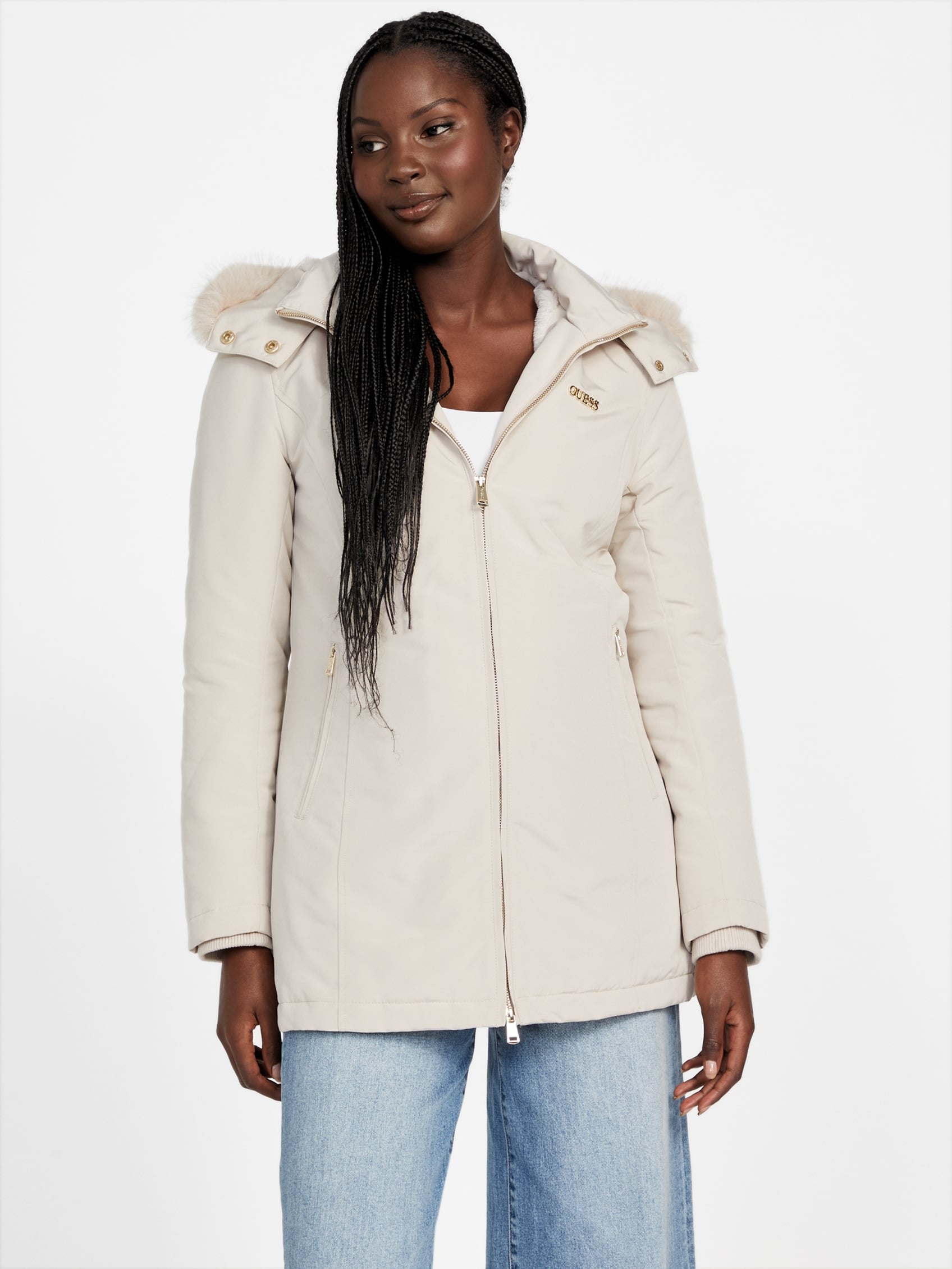 Куртка Sammy с капюшоном из искусственного меха Guess Factory, Over Night Oats
Куртка Sammy с капюшоном из искусственного меха Guess Factory, Over Night Oats