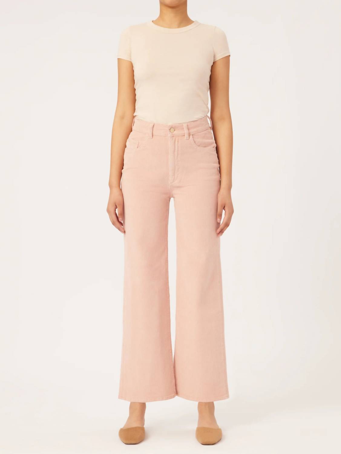 Широкие брюки Hepburn High Rise Pant в цвете Rose Vale DL1961 - Women's 
Широкие брюки Hepburn High Rise Pant в цвете Rose Vale DL1961 - Women's