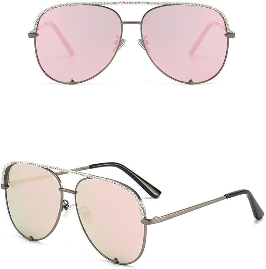 Солнцезащитные очки MUTYNE Retro с двойной перемычкой и стразами, женские, в большой оправе, с градиентным переходом цвета, роскошные солнцезащитные очки для мужчин, Gun Pink
Солнцезащитные очки MUTYNE Retro с двойной перемычкой и стразами, женские, в большой оправе, с градиентным переходом цвета, роскошные солнцезащитные очки для мужчин, Gun Pink