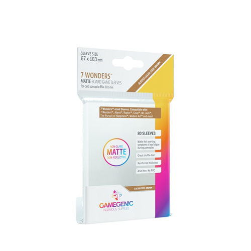 Чехол для карточек Gamegenic Matte 7 Wonders Sleeves 67 X 103 Mm (80 Ct.) Gamegenic
Чехол для карточек Gamegenic Matte 7 Wonders Sleeves 67 X 103 Mm (80 Ct.) Gamegenic