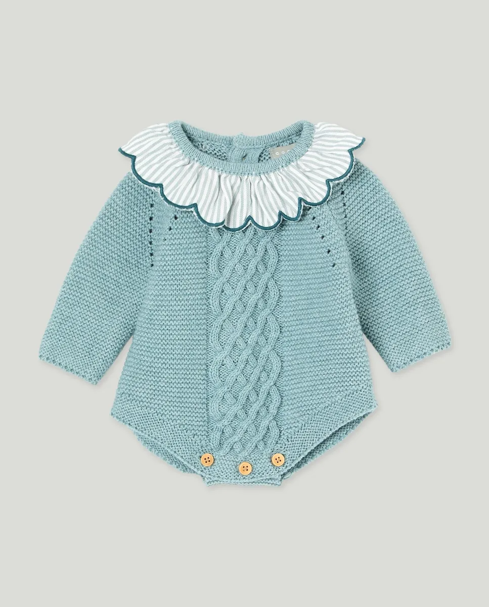 Детский комбинезон с вязаными длинными рукавами, узором араны и принтом по всей поверхности Coconut El Corte Inglés, шалфейный зеленый
Детский комбинезон с вязаными длинными рукавами, узором араны и принтом по всей поверхности Coconut El Corte Inglés, шалфейный зеленый