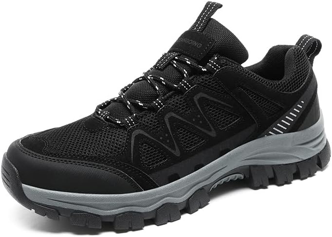 Мужские походные ботинки на открытом воздухе, противоскользящие туристические кроссовки для походов, путешествий и повседневной носки, стильные легкие спортивные ботинки для ходьбы и комфорта Qacksv, черный
Мужские походные ботинки на открытом воздухе, противоскользящие туристические кроссовки для походов, путешествий и повседневной носки, стильные легкие спортивные ботинки для ходьбы и комфорта Qacksv, черный