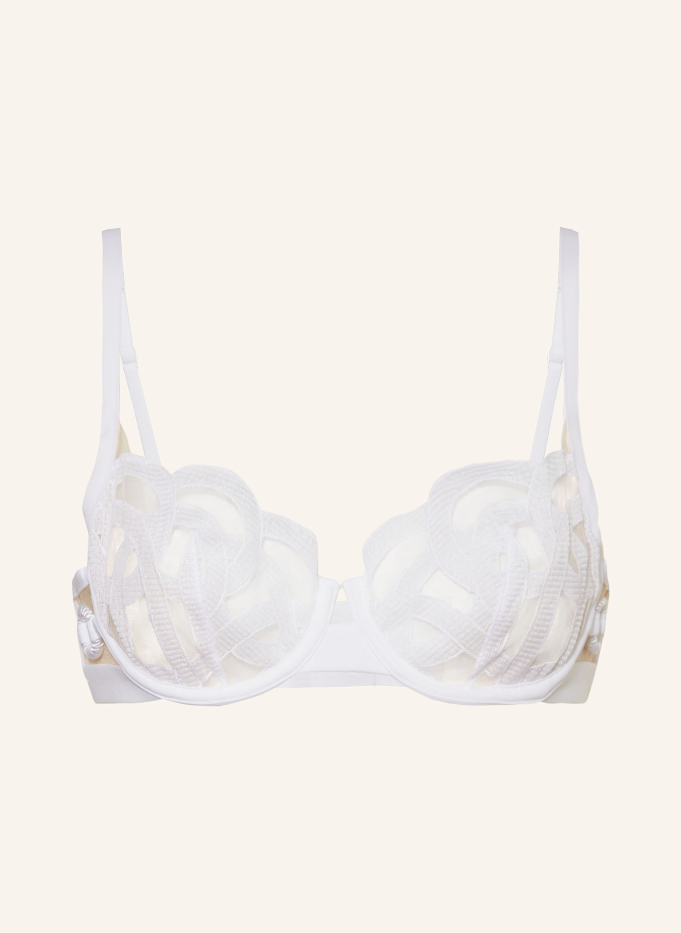 Бюстгальтер балконет Kimbaku Livy, белый
Бюстгальтер балконет Kimbaku Livy, белый