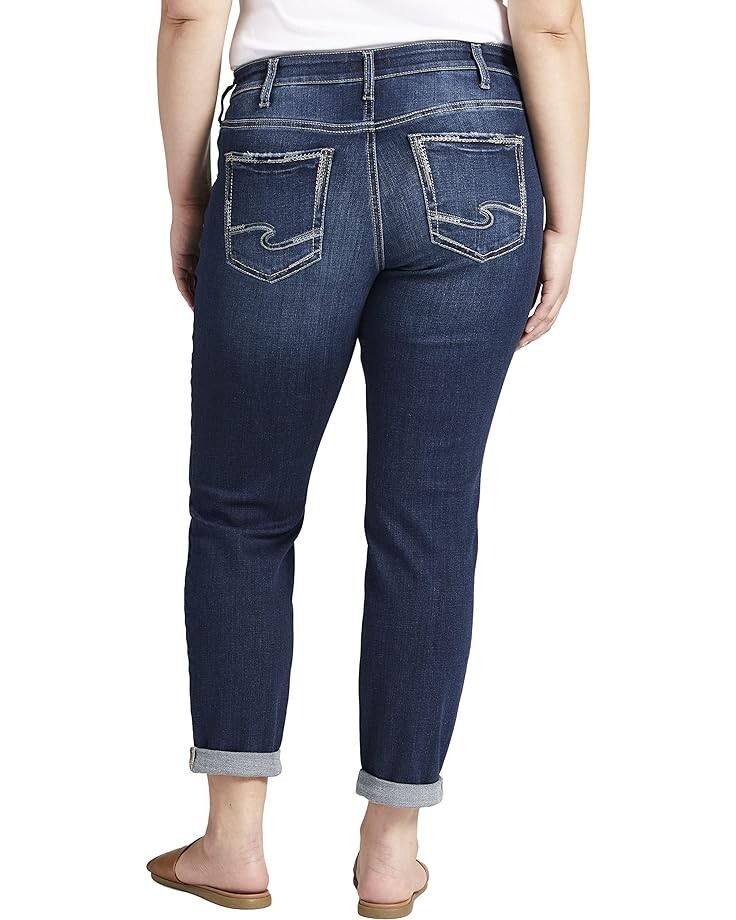 Джинсы Silver Jeans Co. Plus Size Boyfriend Mid-Rise Slim Leg Jeans W27101EAE363, индиго
Джинсы Silver Jeans Co. Plus Size Boyfriend Mid-Rise Slim Leg Jeans W27101EAE363, индиго