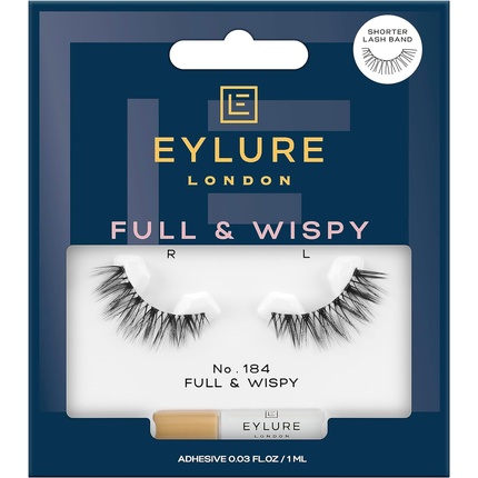 Накладные ресницы Shorter Lash Band Full & Wipy No.184 Eylure
Накладные ресницы Shorter Lash Band Full & Wipy No.184 Eylure