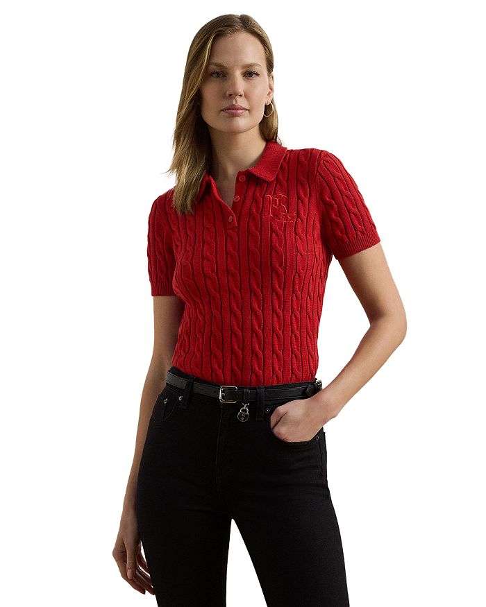 Вязаный хлопковый поло-свитер Ralph Lauren, красный
Вязаный хлопковый поло-свитер Ralph Lauren, красный