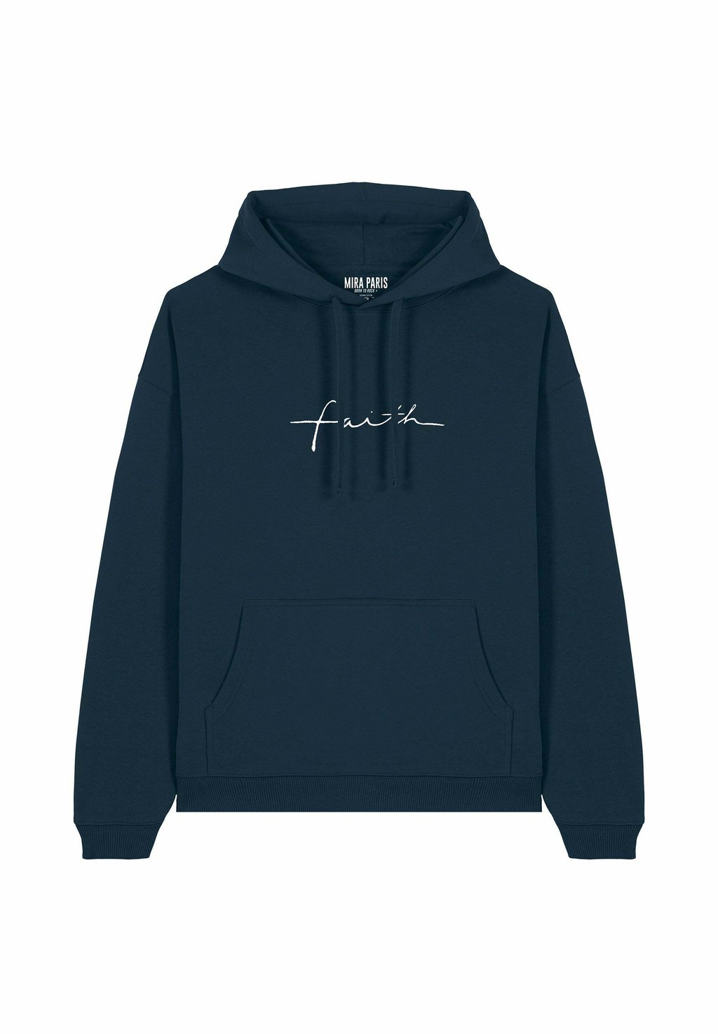 Толстовка FAITH EMBROIDERY UNISEX - Hoodie Mira Paris, темно-синий 
Толстовка FAITH EMBROIDERY UNISEX - Hoodie Mira Paris, темно-синий
