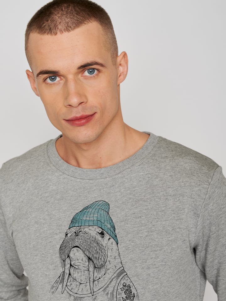 Толстовка Animal Walrus в цвете Heather Grey GreenBomb
Толстовка Animal Walrus в цвете Heather Grey GreenBomb