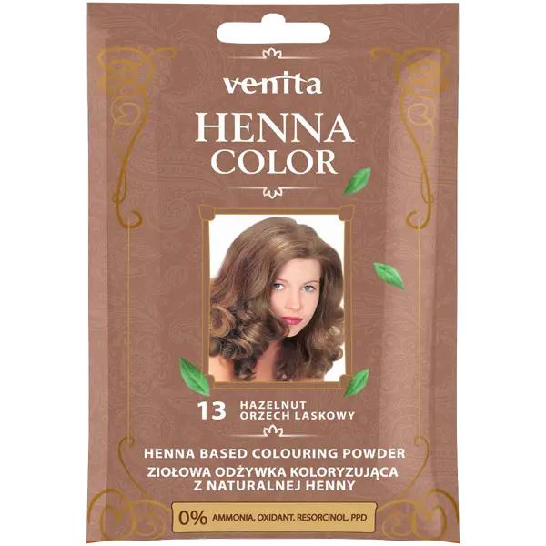 Травяной кондиционер для волос с хной 13 лесной орех, 25 г Venita Henna color, цвет 13 orzech laskowy
Травяной кондиционер для волос с хной 13 лесной орех, 25 г Venita Henna color, цвет 13 orzech laskowy