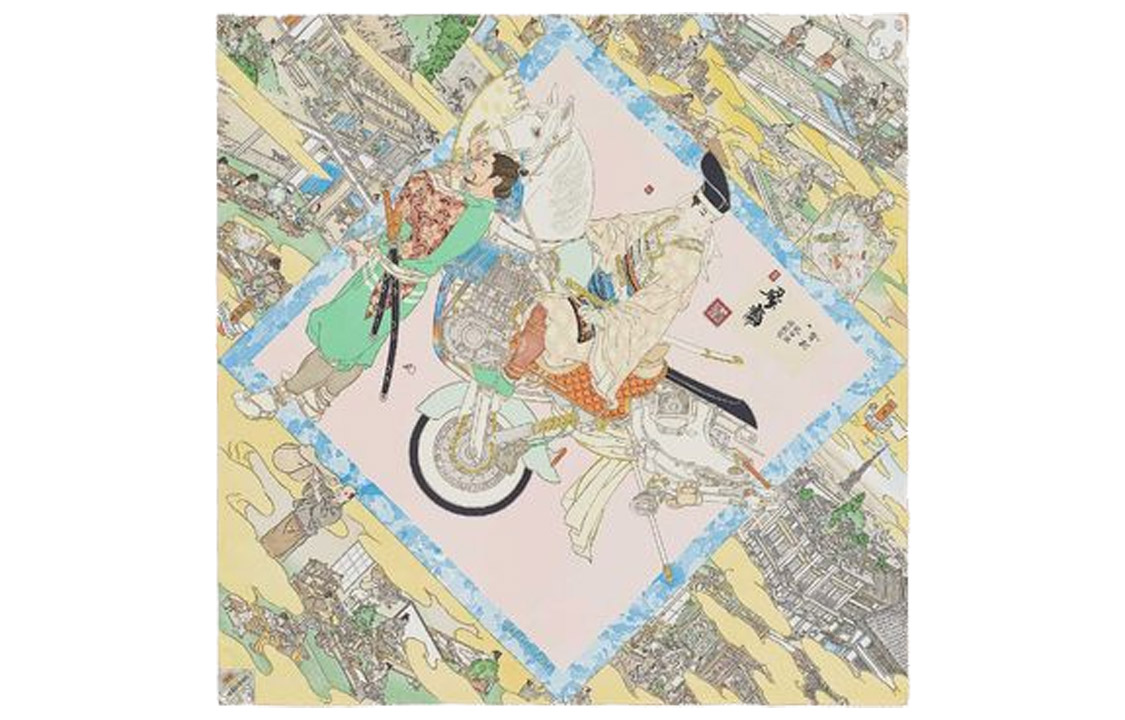 HERMES Шелковый шарф Mulberry желтый, Artisan Yellow
HERMES Шелковый шарф Mulberry желтый, Artisan Yellow