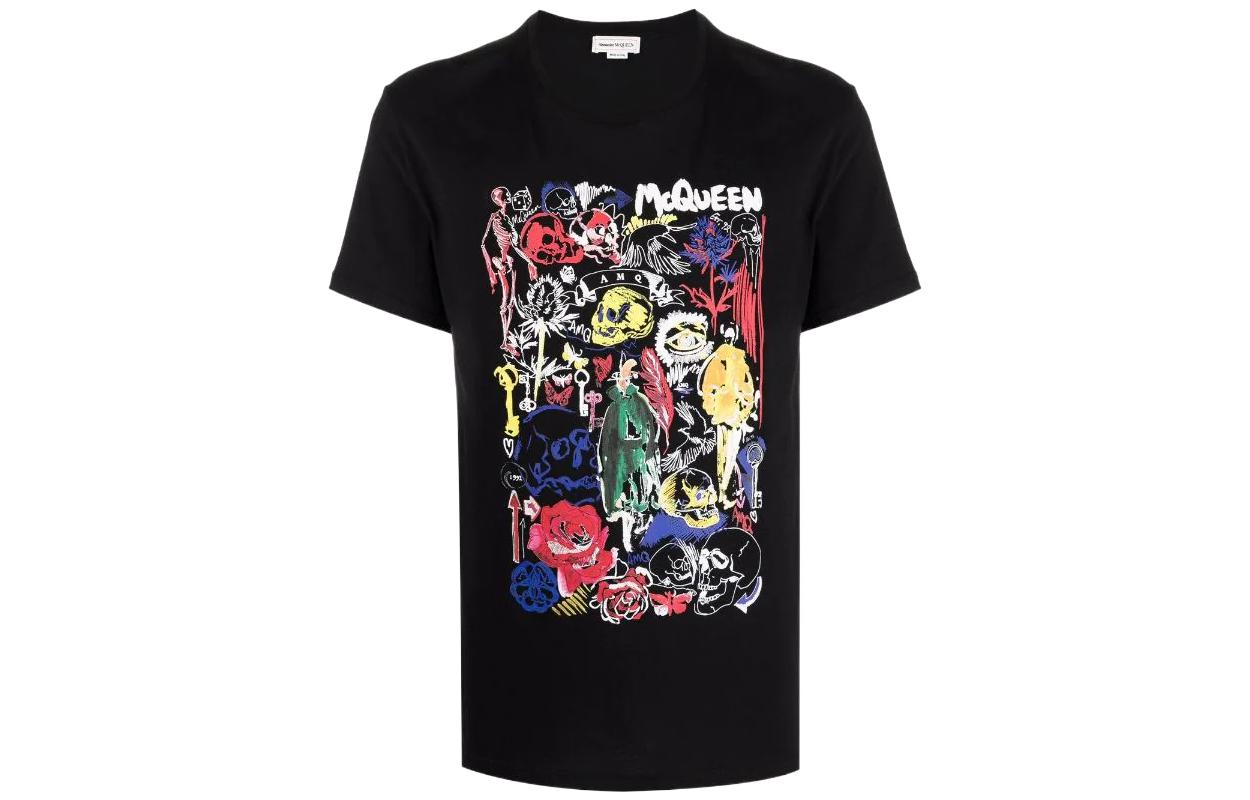 Футболка мужская черная Alexander McQueen
Футболка мужская черная Alexander McQueen