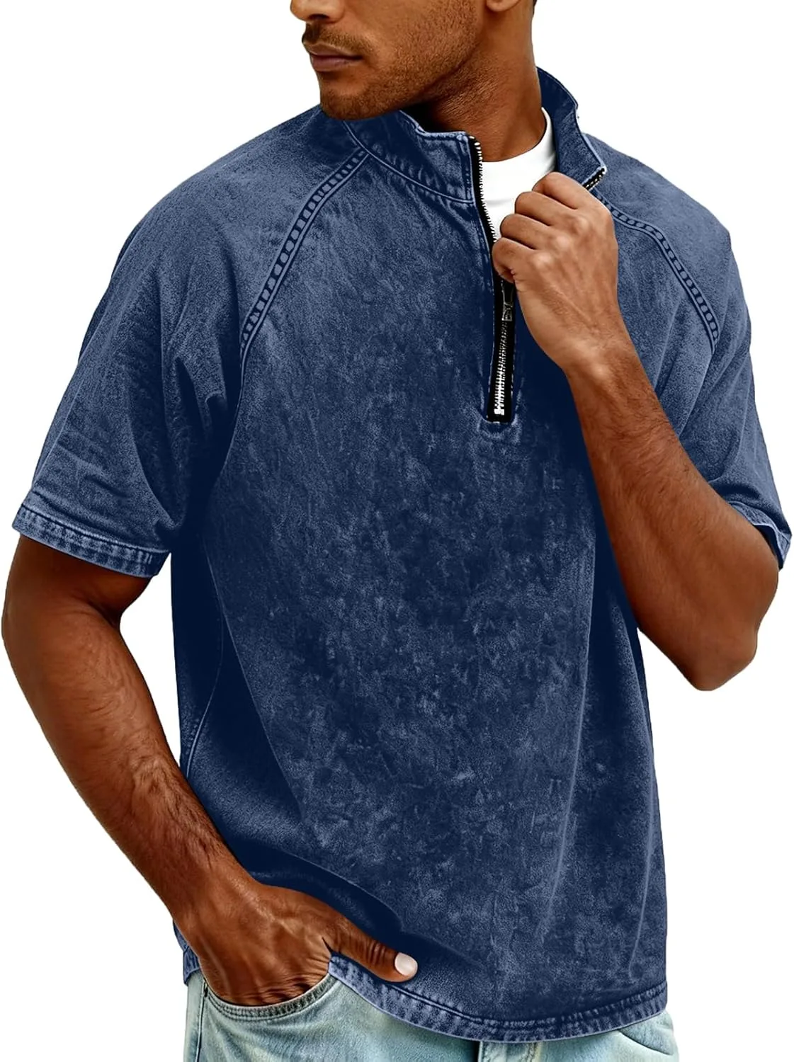 Футболка-поло для мужчин, кислотная стирка, оверсайз
Футболка-поло для мужчин, кислотная стирка, оверсайз