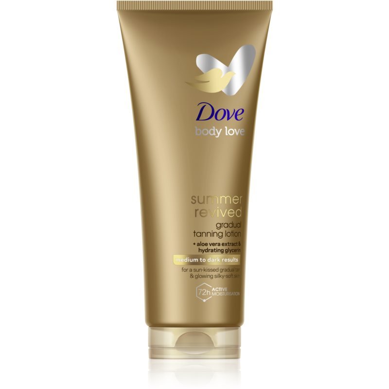 Dove, DermaSpa Summer Revived, лосьон-автозагар для тела, оттенок от среднего до темного, 200 мл
Dove, DermaSpa Summer Revived, лосьон-автозагар для тела, оттенок от среднего до темного, 200 мл