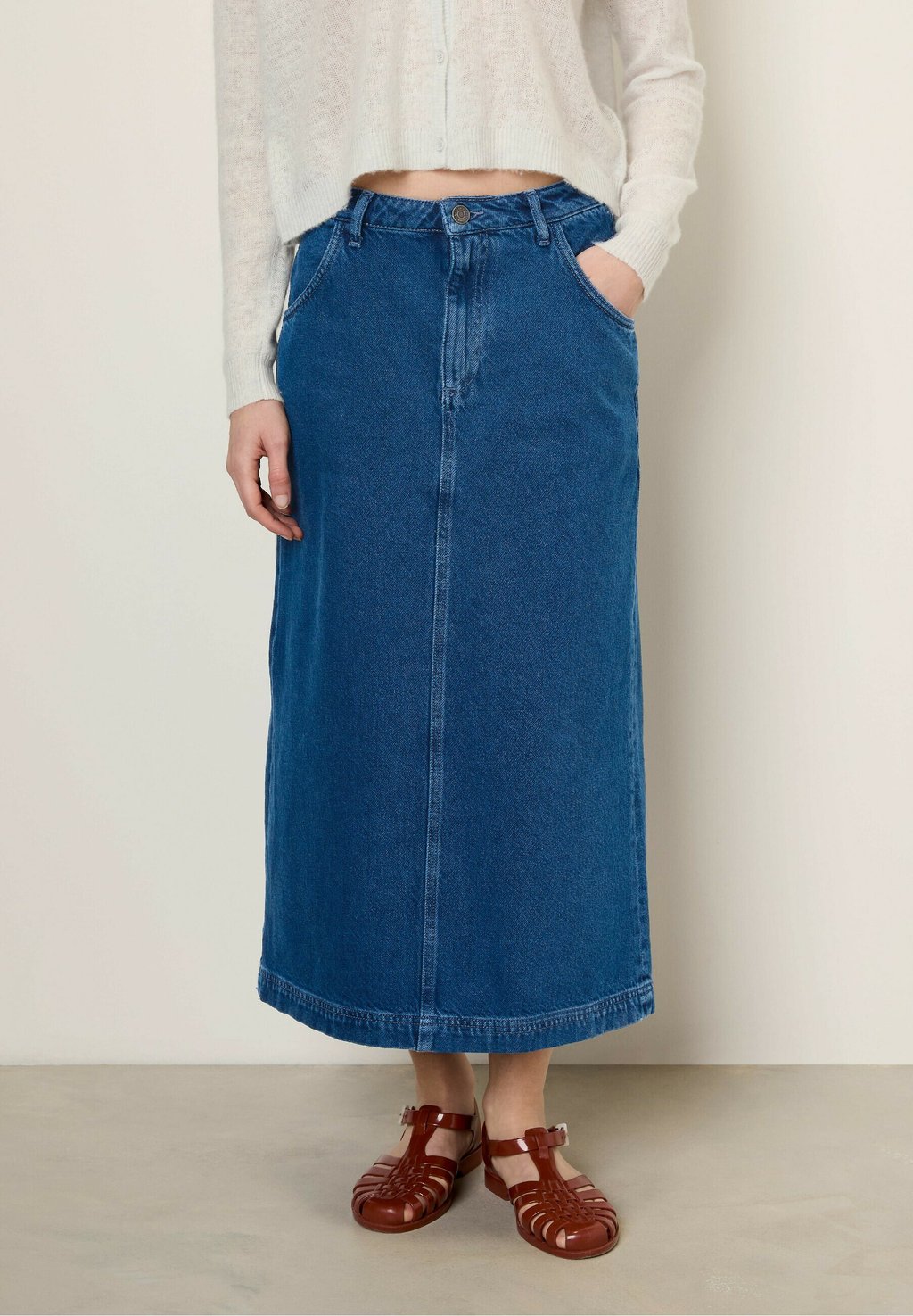 Джинсовая юбка JOYBIRD - A-line skirt American Vintage, синий
Джинсовая юбка JOYBIRD - A-line skirt American Vintage, синий