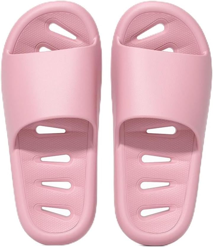 Шлепанцы BYDZKJ для душа с дренажными отверстиями, быстросохнущие, для ванной комнаты, для спортзала, с мягкой подошвой, открытый носок, домашние шлепанцы для мужчин и женщин, розовый
Шлепанцы BYDZKJ для душа с дренажными отверстиями, быстросохнущие, для ванной комнаты, для спортзала, с мягкой подошвой, открытый носок, домашние шлепанцы для мужчин и женщин, розовый