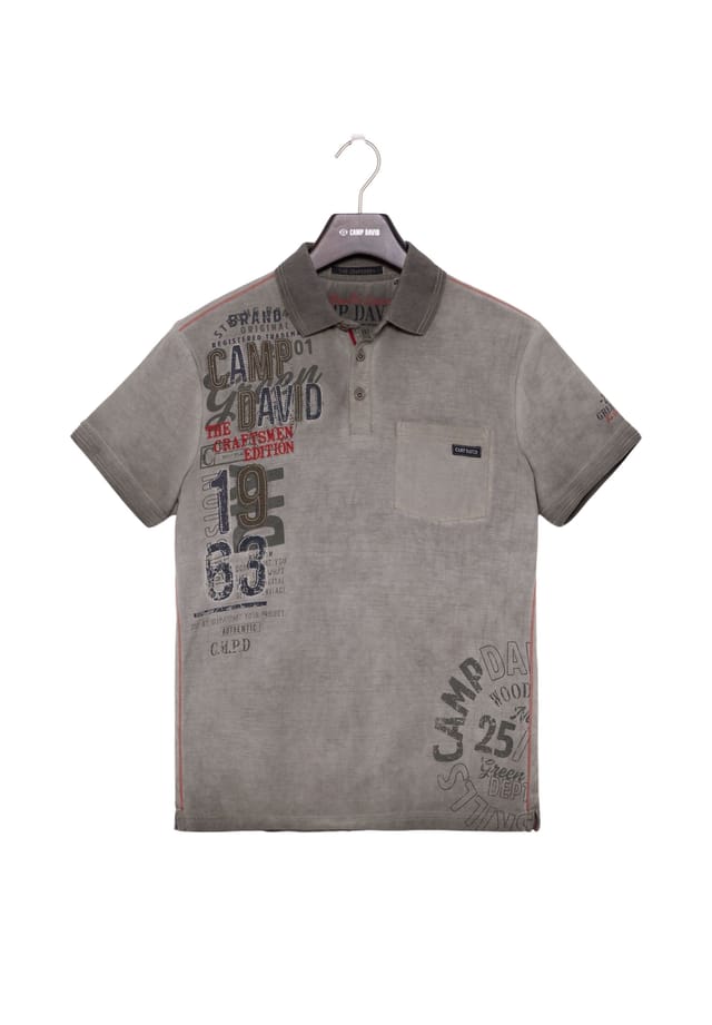 Рубашка поло от мастера рубашка поло с коротким рукавом Camp David, зеленый
Рубашка поло от мастера рубашка поло с коротким рукавом Camp David, зеленый