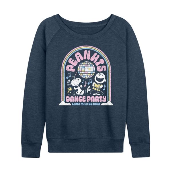 Женская футболка с длинным рукавом Peanuts Dance Party из французского терри Licensed Character, цвет heather indigo blue
Женская футболка с длинным рукавом Peanuts Dance Party из французского терри Licensed Character, цвет heather indigo blue