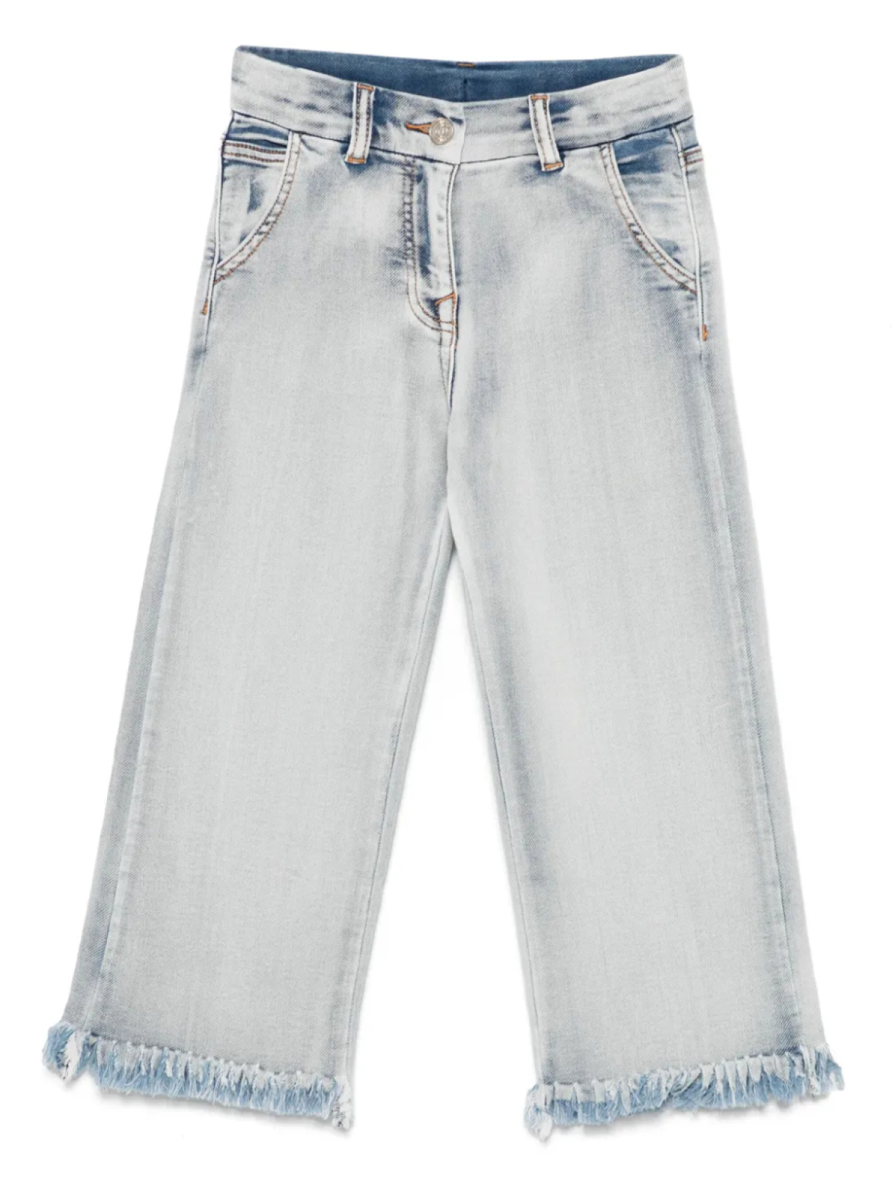 Джинсы с бахромой Monnalisa, синий
Джинсы с бахромой Monnalisa, синий