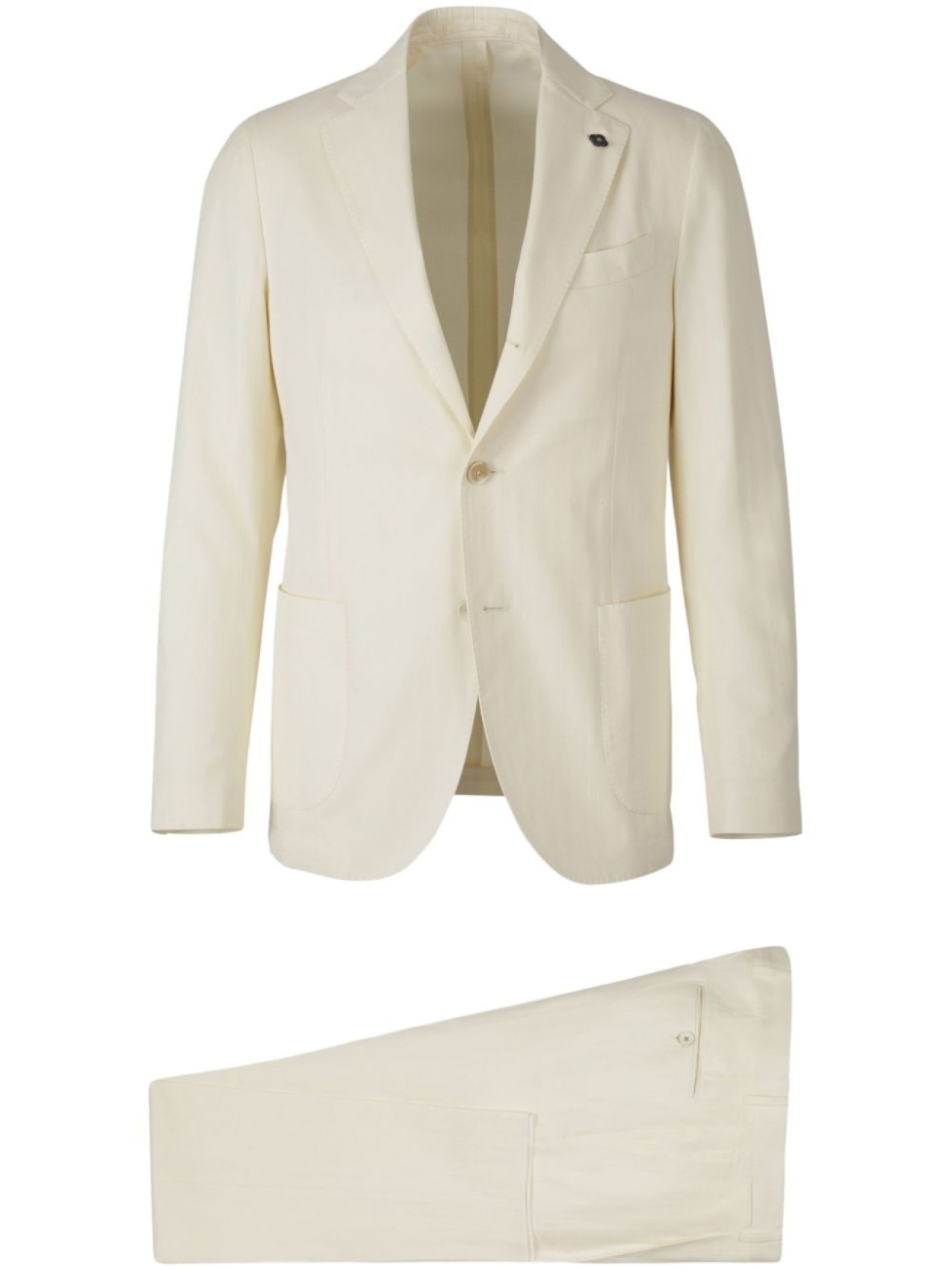 Lardini костюм с однобортным пиджаком, нейтральный цвет
Lardini костюм с однобортным пиджаком, нейтральный цвет