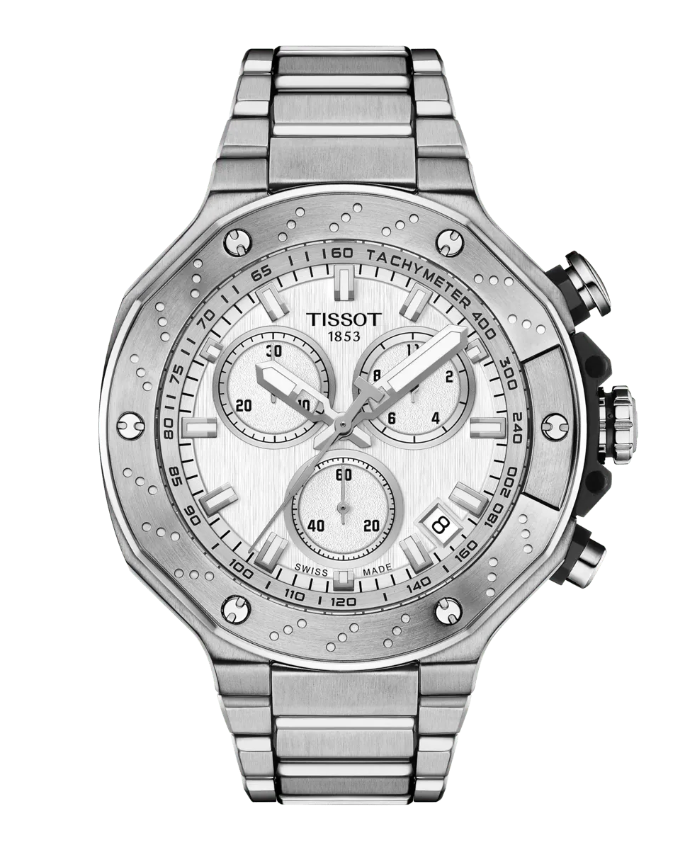 Мужские часы Tissot T-Race Chronograph в корпусе из серебристой стали диаметром 45 мм, серебряный
Мужские часы Tissot T-Race Chronograph в корпусе из серебристой стали диаметром 45 мм, серебряный