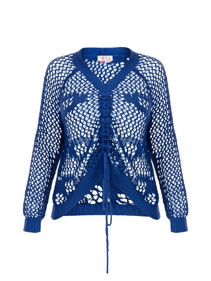 Женский вязаный свитер синего цвета IZIA
Женский вязаный свитер синего цвета IZIA