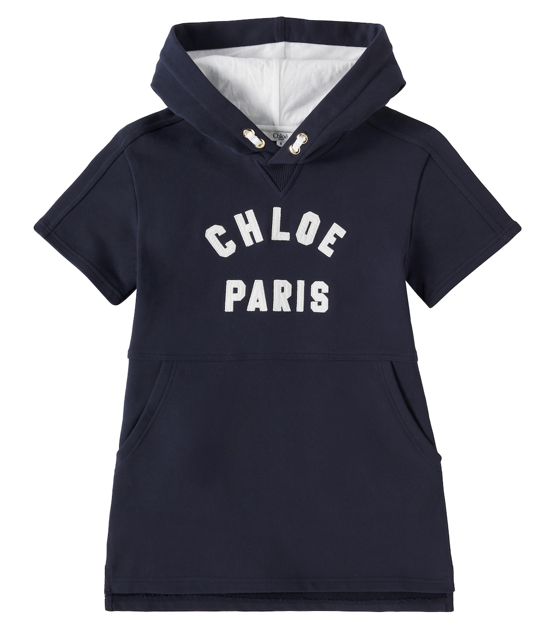 Трикотажное хлопковое платье Chloé Kids, темно-синий
Трикотажное хлопковое платье Chloé Kids, темно-синий